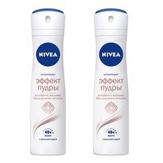 Дезодорант-антиперспирант спрей Nivea Эффект Пудры 150 мл 2 шт