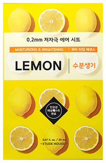 Маска для лица Etude House Therapy Air Mask Lemon 20 мл