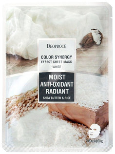 Маска для лица Deoproce Color Synergy Effect Sheet Mask White 20 г