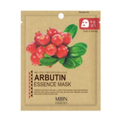 Маска для лица тканевая арбутин ARBUTIN ESSENCE MASK Mijin