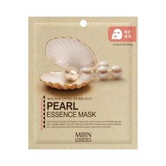 Маска для лица тканевая жемчуг PEARL ESSENCE MASK 25гр Mijin