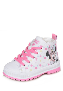 Ботинки Minnie Mouse 132781 цв. белый, розовый р. 25