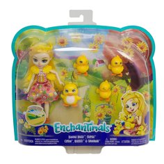 Кукла Дайна Утя и Слош Корн Баттер Бэнэна Mattel Enchantimals GJX45