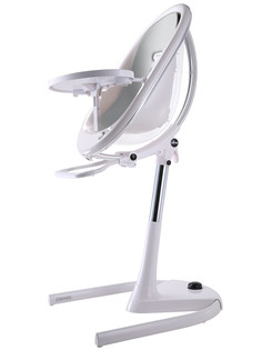 Стульчик для кормления Mima Moon 2G White Silver