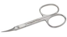 Ножницы маникюрные для удаления кутикулы серебряные с ручной заточкой Zinger