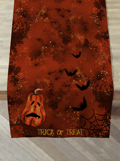 Дорожка на стол sfer.tex 45х140 см Хэллоуин Тыквы