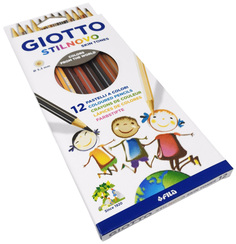 Набор цветных карандашей GIOTTO Stilnovo Skin Tones 257400 12 шт.