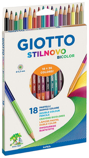 Набор цветных карандашей GIOTTO STILNOVO BICOLOR 257200