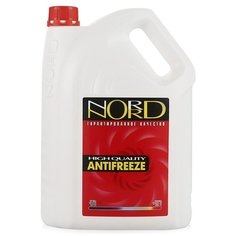 Антифриз NORD High Quality Antifreeze готовый -40C красный 3 кг NR 22243
