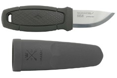 Нож Morakniv Eldris Light, нержавеющая сталь, цвет темно-серый, с ножнами