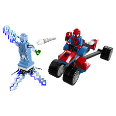 Конструктор LEGO Super Heroes Трехколесный байк Человека-Паука против (76014)
