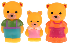 Пластизолевые игрушки Играем Вместе Семья медведей