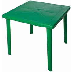 Стол для дачи Стандарт Пластик СТПЛГР.79245 green 80x80x71 см