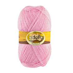 Вязание Пряжа ADELIA "NATALI" 10 шт, в упак, цвет розовый NATALI-04, 300 м от Adelia