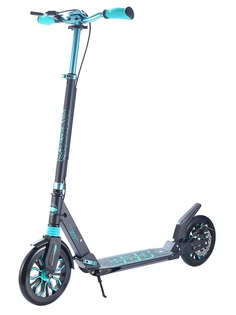 Городской самокат Sportsbaby City Scooter MS-230D черно-бирюзовый