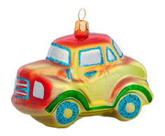 Елочная игрушка Елочка Машинка C1061 8,5 см 1 шт.