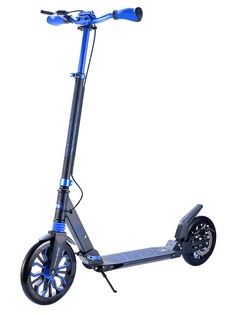 Городской самокат Sportsbaby City Scooter MS-250D черно-синий