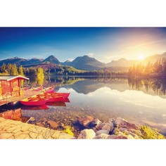 Обои Milan (Рассвет на горном озере), M 409, 400х270 см