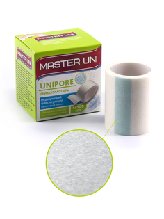 Пластырь Master Uni Unipore фиксирующий на нетканой основе 4 х 500 см