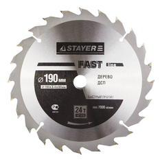 Пильный диск по дереву Stayer 3680-190-30-24