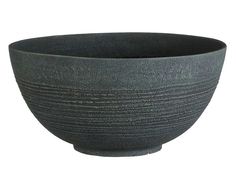 Кашпо чаша ДЖЕЛЛ, полипропилен, тёмно-серое, 17х35 см, Edelman