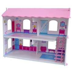 Кукольный дом Виктория с интерьером и мебелью и 5 предметов PAREMO PD218-04