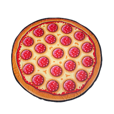 Пляжное покрывало, коврик пляжный Пепперони, 140 см, VenusShape VS-PREO-05