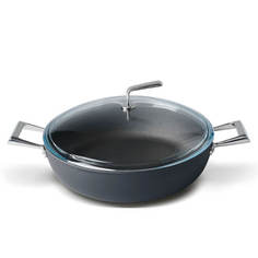 Сотейник с крышкой TVS Materia, 28 см CS574283720101C