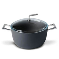 Кастрюля с крышкой TVS Materia 24 см (5 л)/CS474243720101C