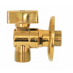 Кран KAISER 1/2 угловой Gold 261