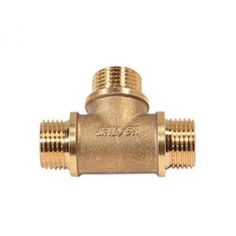 Тройник 1/2" ННН (латунь) Kaiser