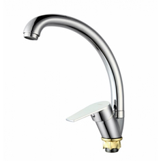 Смеситель для кухонной мойки VIKO 3004 боковой ф35 с гайкой Chrome