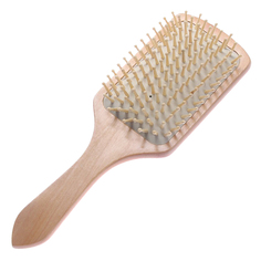 Массажная щетка для волос VenusShape расческа из натурального дерева, 25x8,5 см
