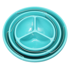 Фруктовница менажница трёхъярусная, этажерка, 28х28х8 см, Kitchen Angel KA-BOWL1-02