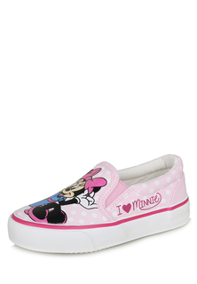 Слипоны детские Minnie Mouse, цв. розовый р.25