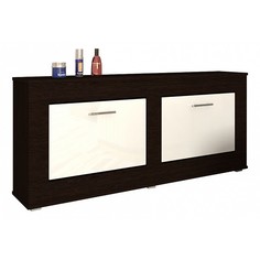 Обувница Мебелефф Мебелеф-24; белый/венге