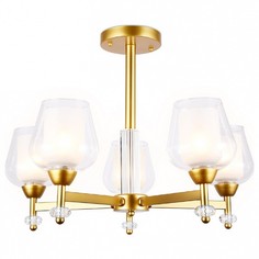 Люстра на штанге Traditional TR3154/5 GD/CL E27/5 max 40W D630*460 Ambrella