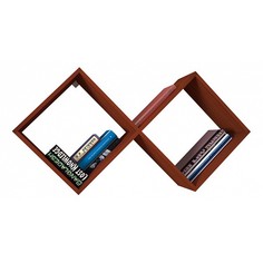 Настенная полка Мебелефф Мебелеф-5, орех итальянский