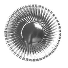 Тарелки бумажные Серебро 18 см, 6 шт. Веселуха