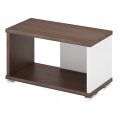 Стеллаж Мэрдэс СБ-10/1 70х30х40,5 см, белый/коричневый Merdes