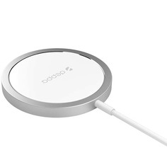 Deppa MagSafe Qi 15W серебристый