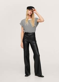 Брюки wideleg из искусственной кожи - Holborn Mango