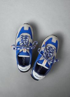 Кожаные кроссовки со шнуровкой - Brisa Mango