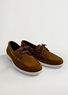 Замшевые туфли в морском стиле - Sail Mango