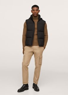 Шерстяной джемпер с высоким воротником - Parkt Mango