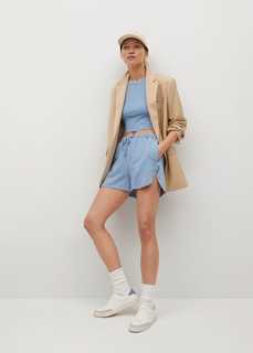 Хлопковый топ из базовой коллекции - Abril Mango