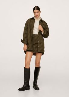 Куртка с принтованным логотипом - Charlie Mango