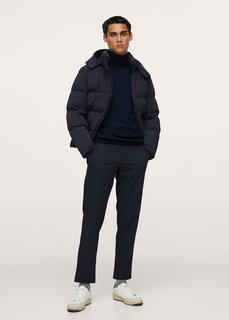 Шерстяной джемпер с высоким воротником - Willyt Mango