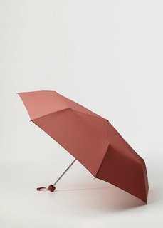 Складной однотонный зонт - Basic Mango