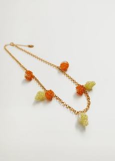Комбинированное ожерелье с кристаллами - Slinky Mango